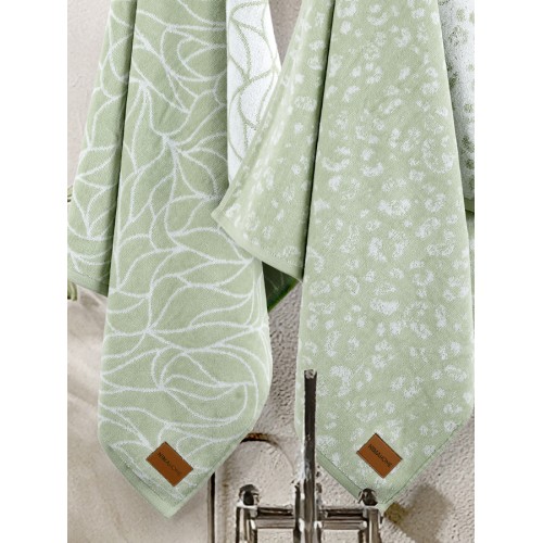 Σετ Πετσέτες 2 τεμαχίων Προσώπου (50x90) Βαμβακερές Nima Temple