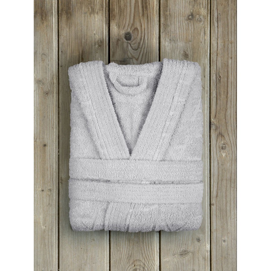 Μπουρνούζι (XLarge) με Κουκούλα Nima Spa γκρι