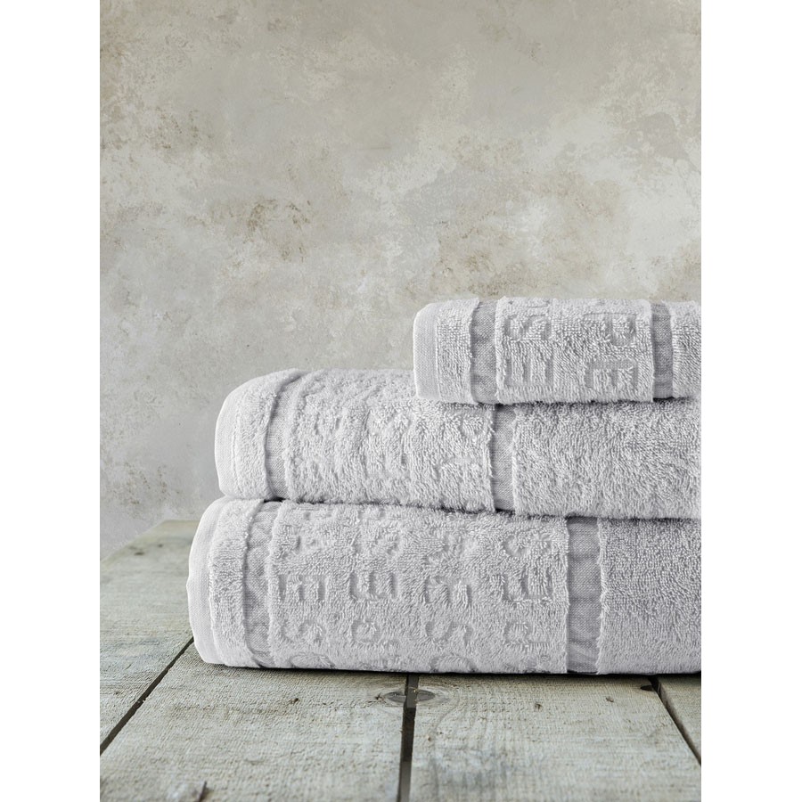 Σετ Πετσέτες 3 τεμαχίων (Χειρός|Προσώπου|Λουτρού) Nima Spa Γκρι