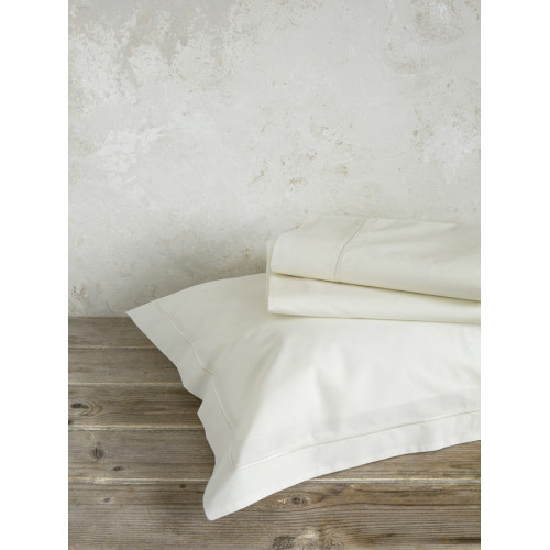 Σετ Νυφικά Σεντόνια Υπέρδιπλα (240x270) Βαμβακοσατέν 220 Kλωστών Nima Forever Ivory