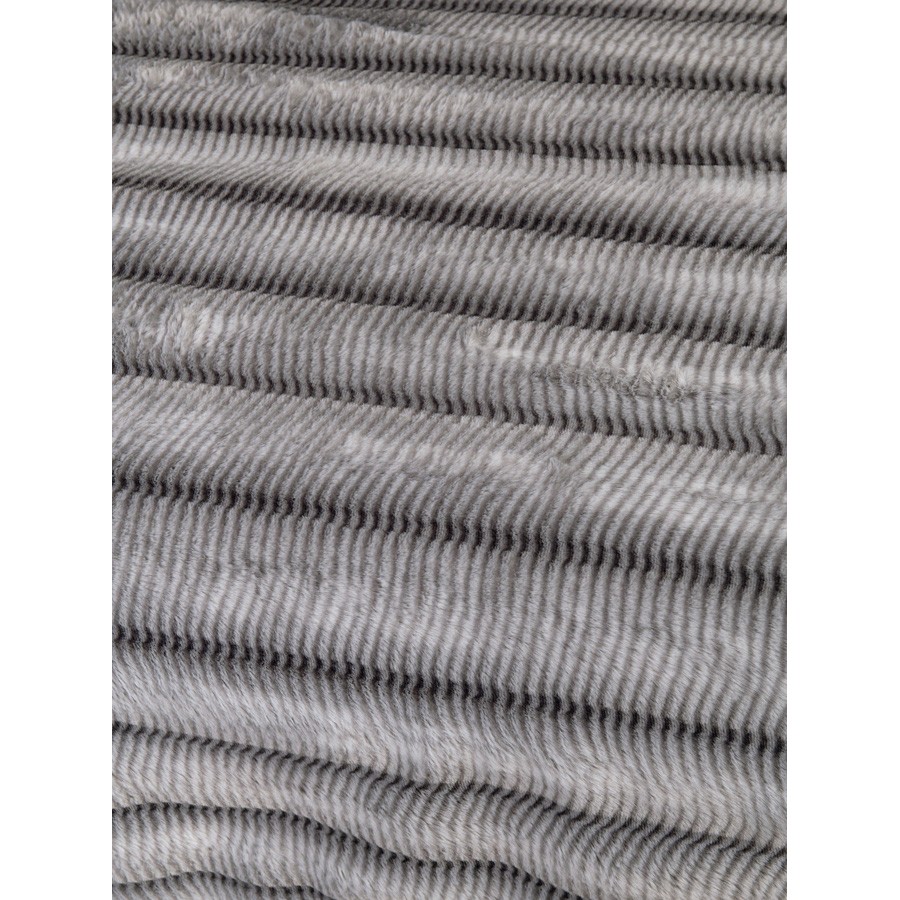 Ριχτάρι Γούνινο για Τριθέσιο Καναπέ (180x300) Αντιολισθητικό Nima Lunetta Light Grey