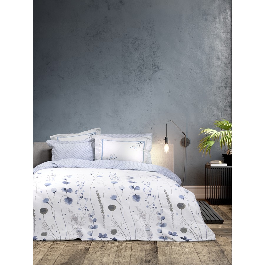 Σετ Σεντόνια Υπέρδιπλα (240x260) με Πάνελ Μαξιλαροθήκες Βαμβακερά Nima Ameya