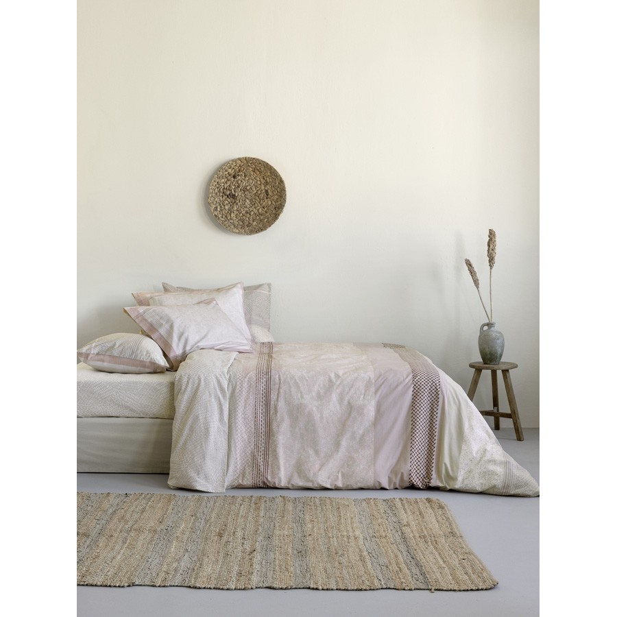 Σετ Σεντόνια Μονά (170x260) με Πάνελ Μαξιλαροθήκη Βαμβακερά Nima Basida