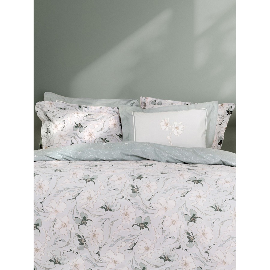 Σετ Σεντόνια Διπλά|Υπέρδιπλα (220x260) με Πάνελ Μαξιλαροθήκες Βαμβακερά Nima Celeste