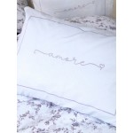 Σετ Σεντόνια Φανελένια Μονά (170x260) με Πάνελ Μαξιλαροθήκη Βαμβακερά Nima Merlin