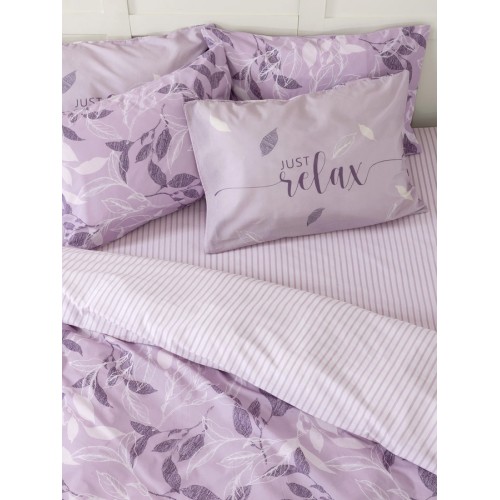 Σετ Σεντόνια Σούπερ Υπέρδιπλα (270x280) με Πάνελ Μαξιλαροθήκες Βαμβακερά Nima Florelia