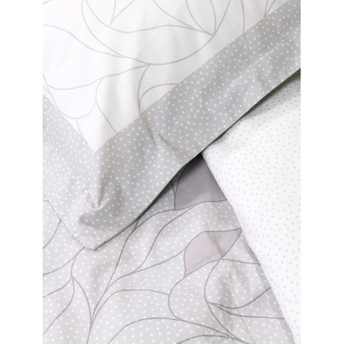 Μαξιλαροθήκες Ζεύγος (52x72+5 oxford) Πάνελ Βαμβακερές Nima Hoop