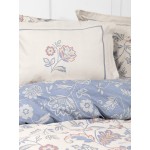 Μαξιλαροθήκες Ζεύγος (52x72+5 oxford) Πάνελ Βαμβακερές Nima Nivia