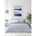 Σετ Σεντόνια Υπέρδιπλα (240x260) με Πάνελ Μαξιλαροθήκες Βαμβακερά Nima Raiza