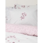 Μαξιλαροθήκες Ζεύγος (52x72+5 oxford) Πάνελ Βαμβακερές Nima Roselle