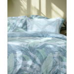 Μαξιλαροθήκες Ζεύγος (52x72+5 Oxford) Διπλής Όψης Βαμβακερές 144 κλωστές Nima Bahamas