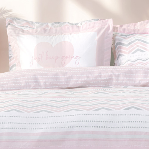 Σετ Σεντόνια Διπλά (220x260) Βαμβακερά 144 κλωστές Nima Hamptons