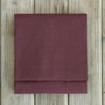 Πανωσέντονο-Σεντόνι χωρίς Λάστιχο King Size (270x280) Μονόχρωμo Βαμβάκι Nima Unicolors Deep Bordeaux