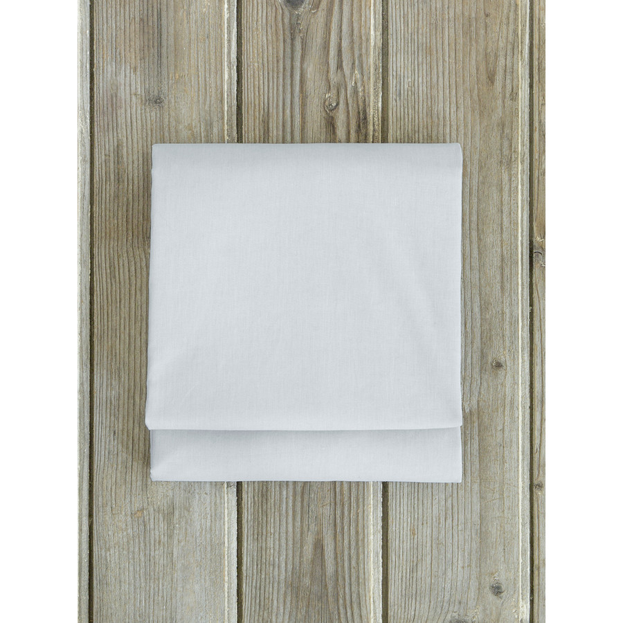 Πανωσέντονο - Σεντόνι χωρίς Λάστιχο Μονό (160x260) Μονόχρωμo Βαμβακερό Nima Unicolors Shiny Gray