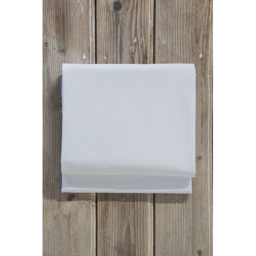 Πανωσέντονο - Σεντόνι χωρίς Λάστιχο King Size (270x280) Μονόχρωμo Βαμβακερό Nima Unicolors White