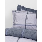 Μαξιλαροθήκες Ζεύγος (52x72+5 oxford) Πάνελ Βαμβακερές Nima Whilow