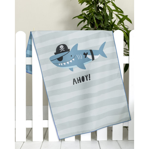 Πετσέτα Θαλάσσης Παιδική (70x10) Διπλής όψης Μικροϊνες Nima Ahoy