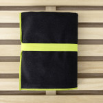 Πετσέτα Θαλάσσης (75x150) Μονόχρωμη Microfiber 200 γραμ/τμ Nima Riva Black