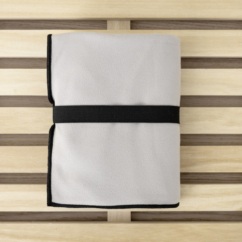 Πετσέτα Θαλάσσης (75x150) Μονόχρωμη Microfiber 200 γραμ/τμ Nima Riva Gray