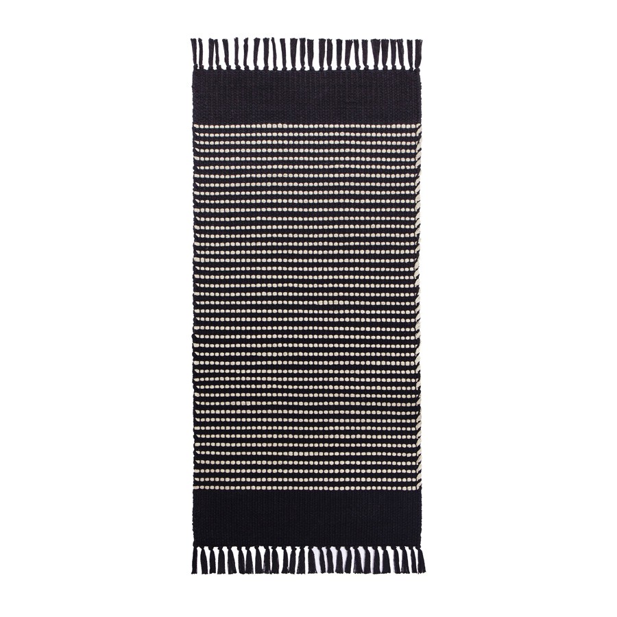 Πατάκι (60x130) Βαμβακερό Nima Issa Black