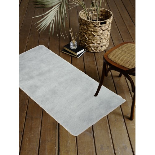 Χαλάκι Αντιολισθητικό Γούνινο (60x130) Nima Lounge Light Gray