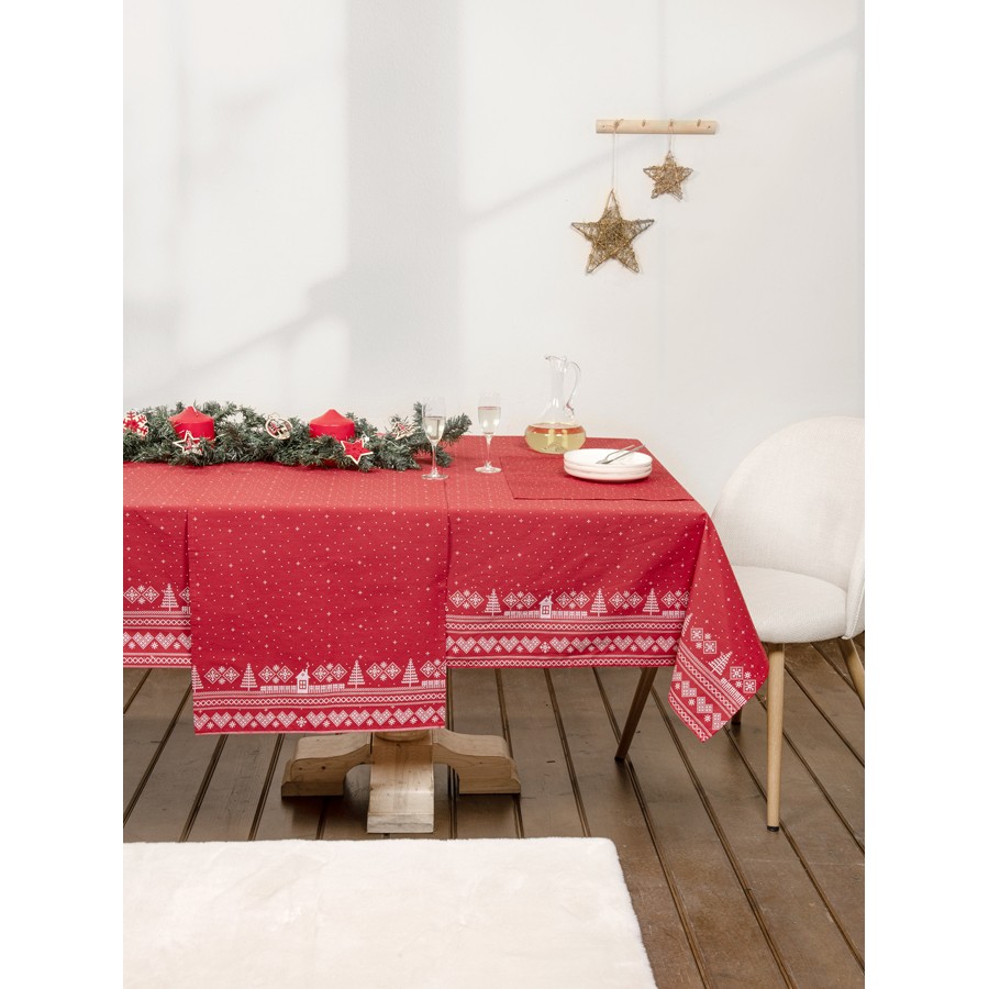 Τραβέρσα Τυπωτή (48x150) Χριστουγεννιάτικη Nima Wonderland