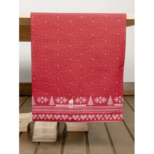 Τραβέρσα Τυπωτή (48x150) Χριστουγεννιάτικη Nima Wonderland