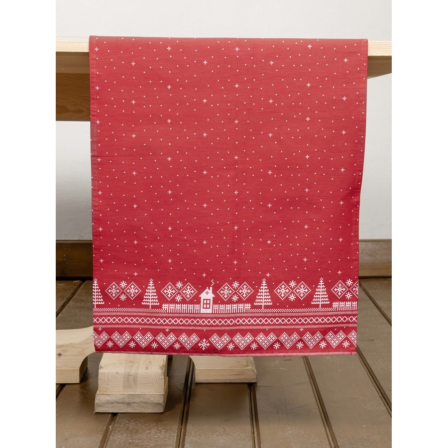 Τραβέρσα Τυπωτή (48x150) Χριστουγεννιάτικη Nima Wonderland