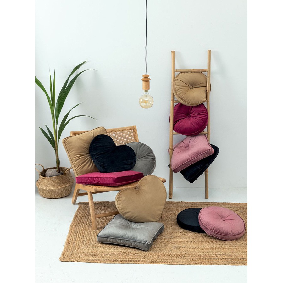 Διακοσμητικό Μαξιλάρι (45x45) Βελουτέ Palamaiki Velvet Feel VF807 Bordeaux