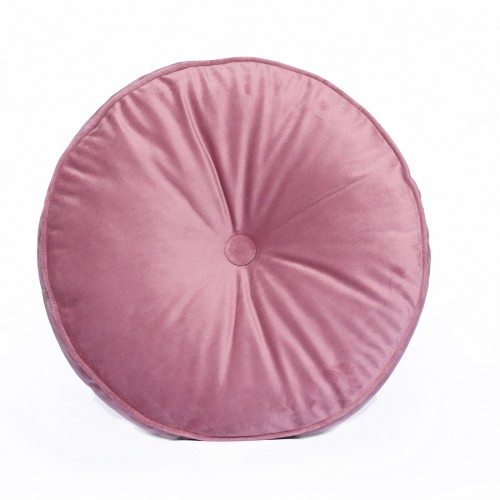 Διακοσμητικό Μαξιλάρι Στρογγυλό (Διάμετρος 40 εκ.) Βελουτέ Palamaiki Velvet Feel VF803 Pink