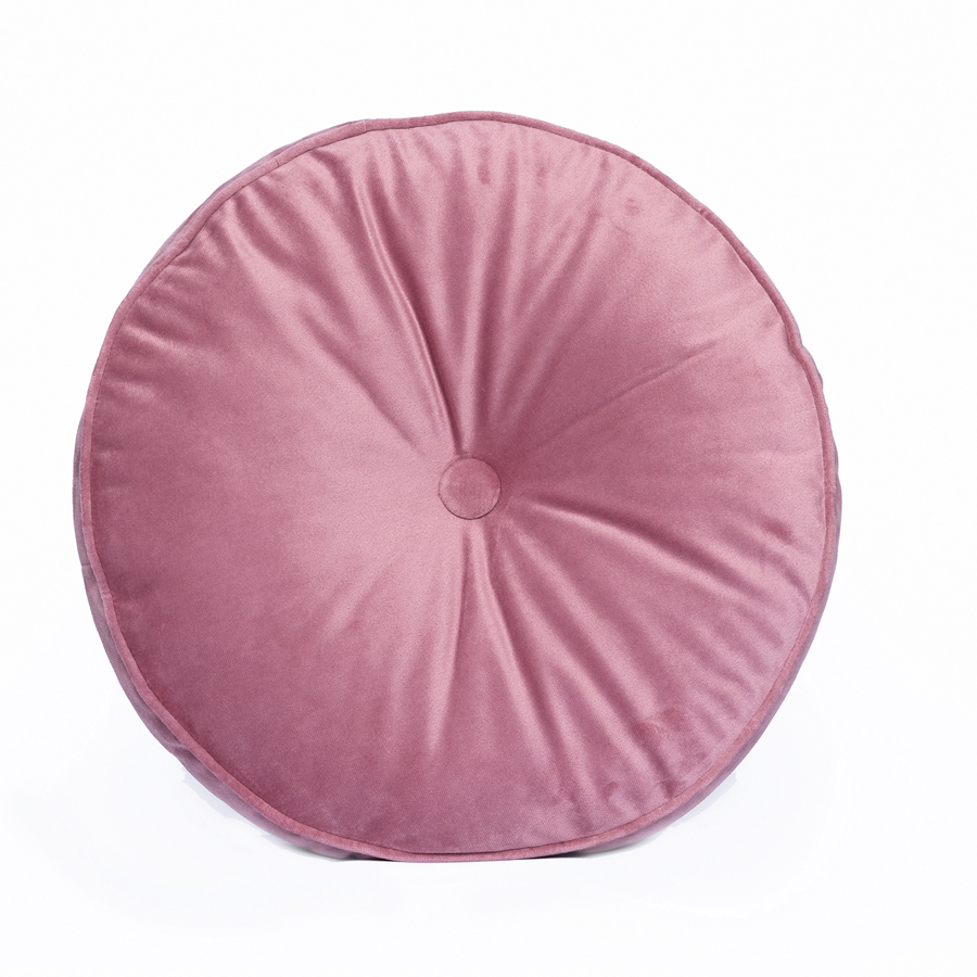 Διακοσμητικό Μαξιλάρι Στρογγυλό (Διάμετρος 40 εκ.) Βελουτέ Palamaiki Velvet Feel VF803 Pink