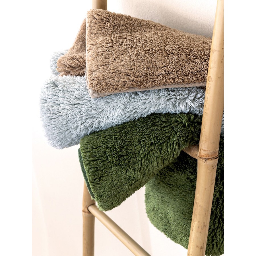 Πατάκι Μπάνιου (50x80) από Βαμβάκι και Μπαμπού Palamaiki Bampa Olive