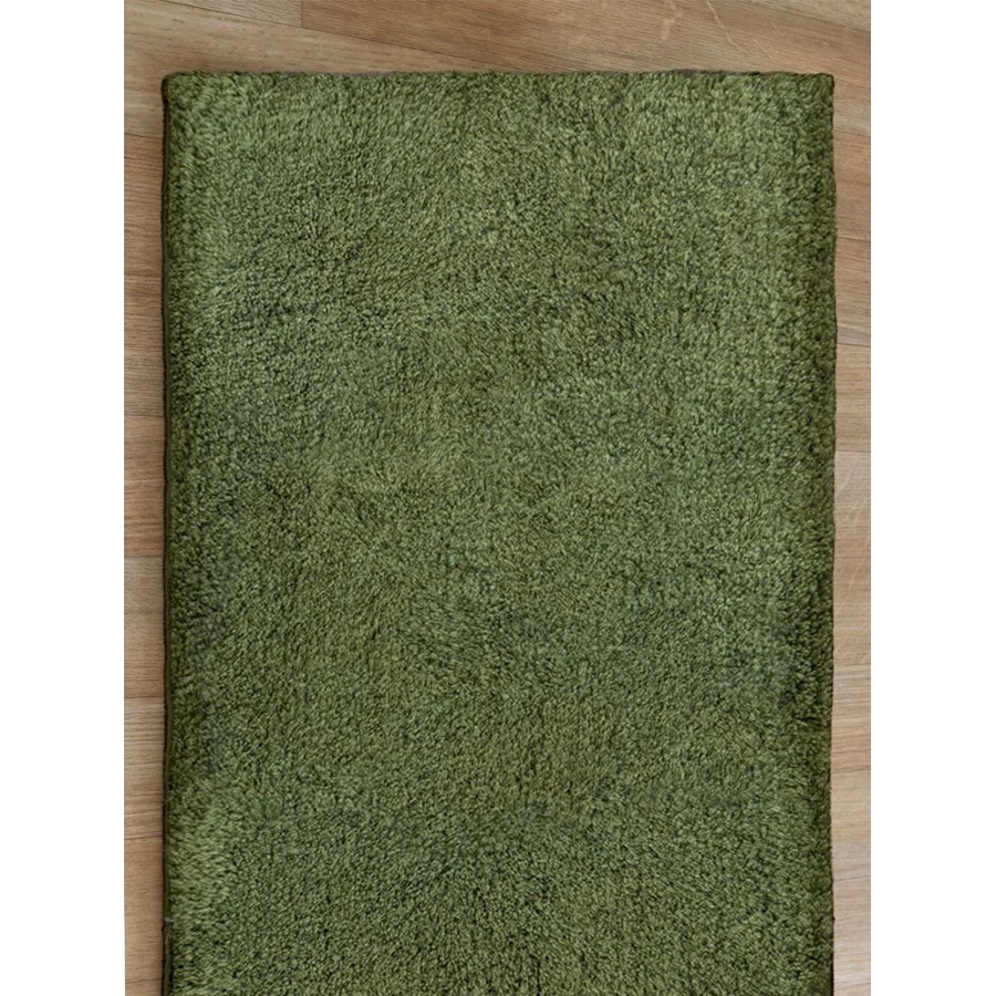 Πατάκι Μπάνιου (50x80) από Βαμβάκι και Μπαμπού Palamaiki Bampa Olive