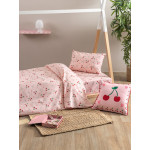 Σετ Σεντόνια Μονά Παιδικά (170x260) Βαμβακερά Palamaiki MK778 Κεράσια