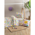 Σετ Σεντόνια Βρεφικά Κούνιας (130x170) με Λάστιχο Βαμβακερά Palamaiki MK780 Smile