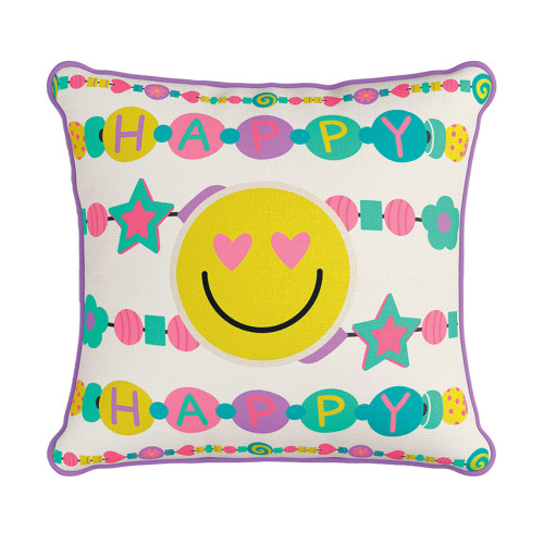 Διακοσμητική Μαξιλαροθήκη (43x43) με smile Palamaiki AS133