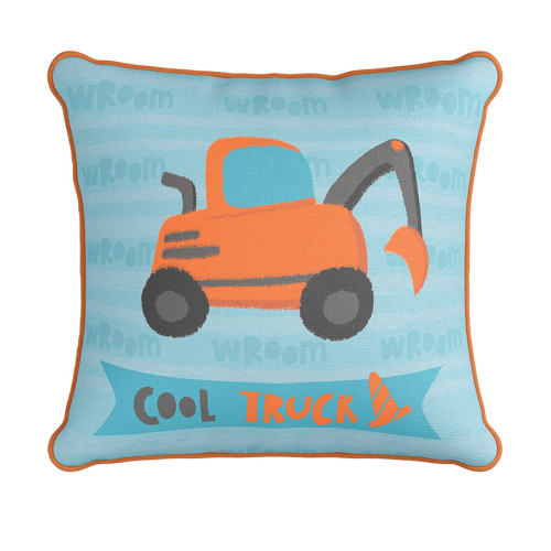 Διακοσμητική Μαξιλαροθήκη (43x43) με μπουλντόζα Palamaiki AS134