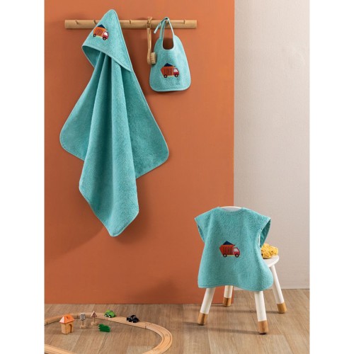 Σετ Λουτρού Βρεφικό (37x40+20x25+75x75) Palamaiki Baby Joia BJ566