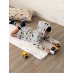 Κουβέρτα Με Μανίκια Και Κουκούλα Παιδική (Νο 3-6) Fleece-Sherpa Palamaiki Cositos Lorry Boy