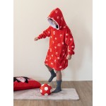 Κουβέρτα Με Μανίκια Και Κουκούλα Παιδική (Νο 6-9) Fleece-Sherpa Palamaiki Cositos Olympiacos