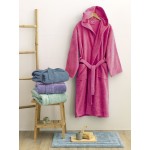 Μπουρνούζι Παιδικό με Κουκούλα (No 8-10) Βαμβακερό Palamaiki Junior Lavander