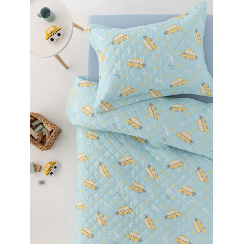 Κουβερλί Μονό (160x220) Παιδικό Palamaiki MCR361 School Bus