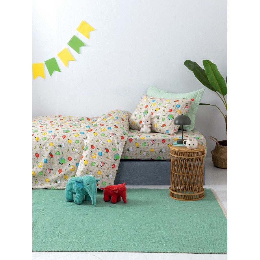 Σετ Σεντόνια Μονά Παιδικά (170x260) Με Λάστιχο Βαμβακερά Palamaiki MK768