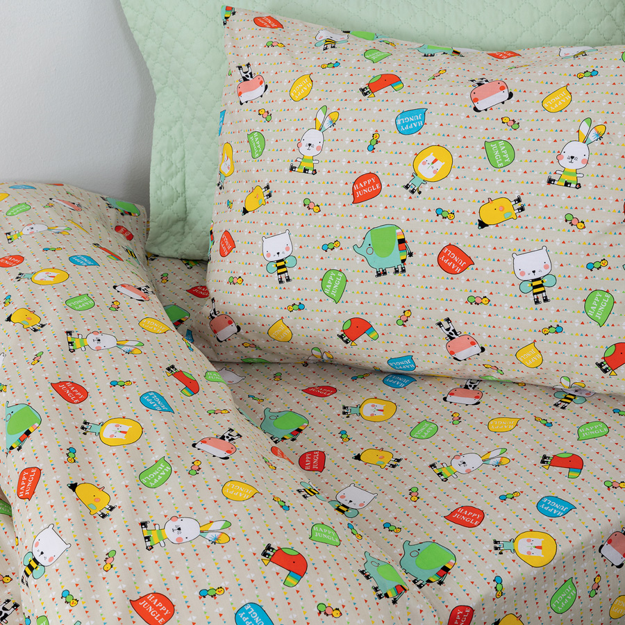 Σετ Σεντόνια Μονά Παιδικά (170x260) Με Λάστιχο Βαμβακερά Palamaiki MK768