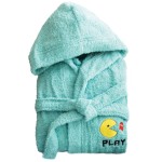 Μπουρνούζι Παιδικό με Κουκούλα (No 8-10) Βαμβακερό Palamaiki Pac Aqua