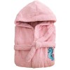 Μπουρνούζι Παιδικό με Κουκούλα (No 10-12) Βαμβακερό Palamaiki Tami Pink
