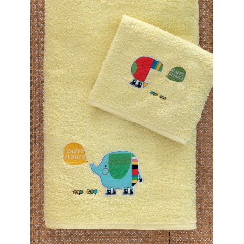 Σετ Πετσέτες 2 τεμαχίων Παιδικές (Χειρός | Λουτρού) Palamaiki Jungler