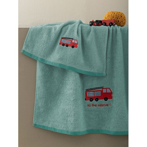 Σετ Πετσέτες 2 τεμαχίων Παιδικές (Χειρός | Λουτρού) Palamaiki Rescue