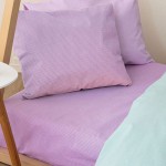 Σεντόνι Βρεφικό Κούνιας (130x170) Βαμβακερό 144 Κλωστών Μονόχρωμο Palamaiki Totem Lillac