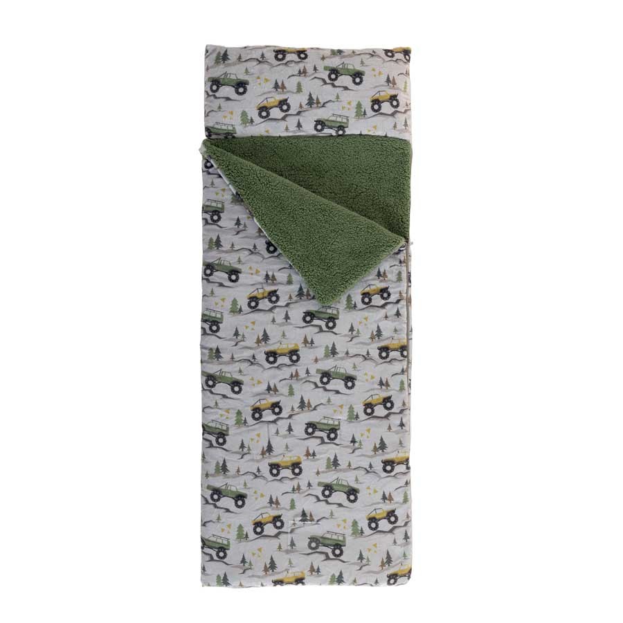 Υπνόσακος Παιδικός (60x130) Με Μαξιλάρι Flannel και Sherpa (Προβατάκι) Palamaiki WAB101